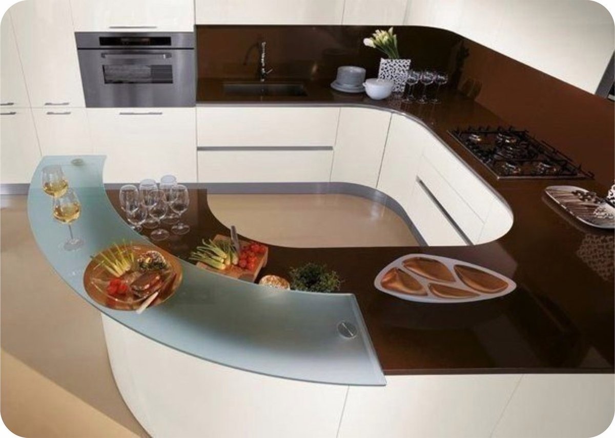 Овальная Кухня Дизайн Фото