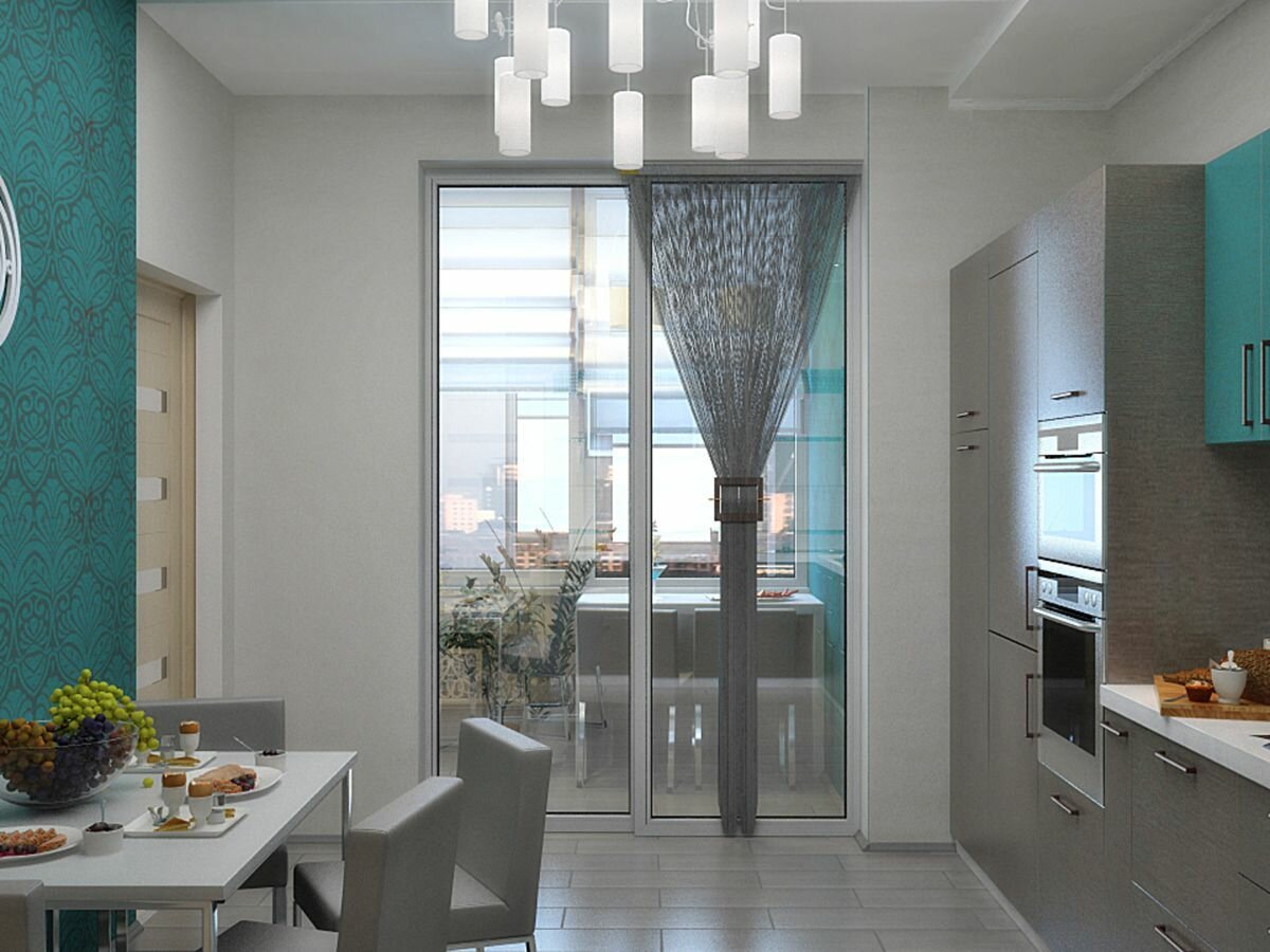 Дизайн Окна На Кухне С Балконом