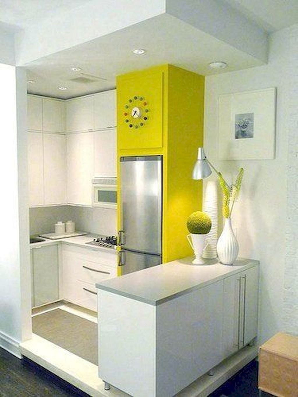 Дизайн Кухни Малогабаритной Квартиры С Холодильником