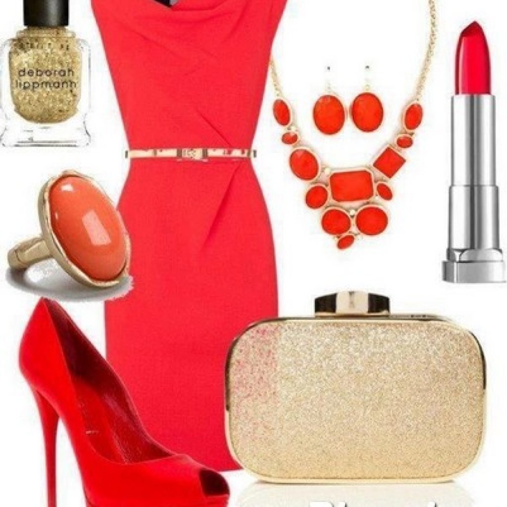 Комбинация Красное Платье