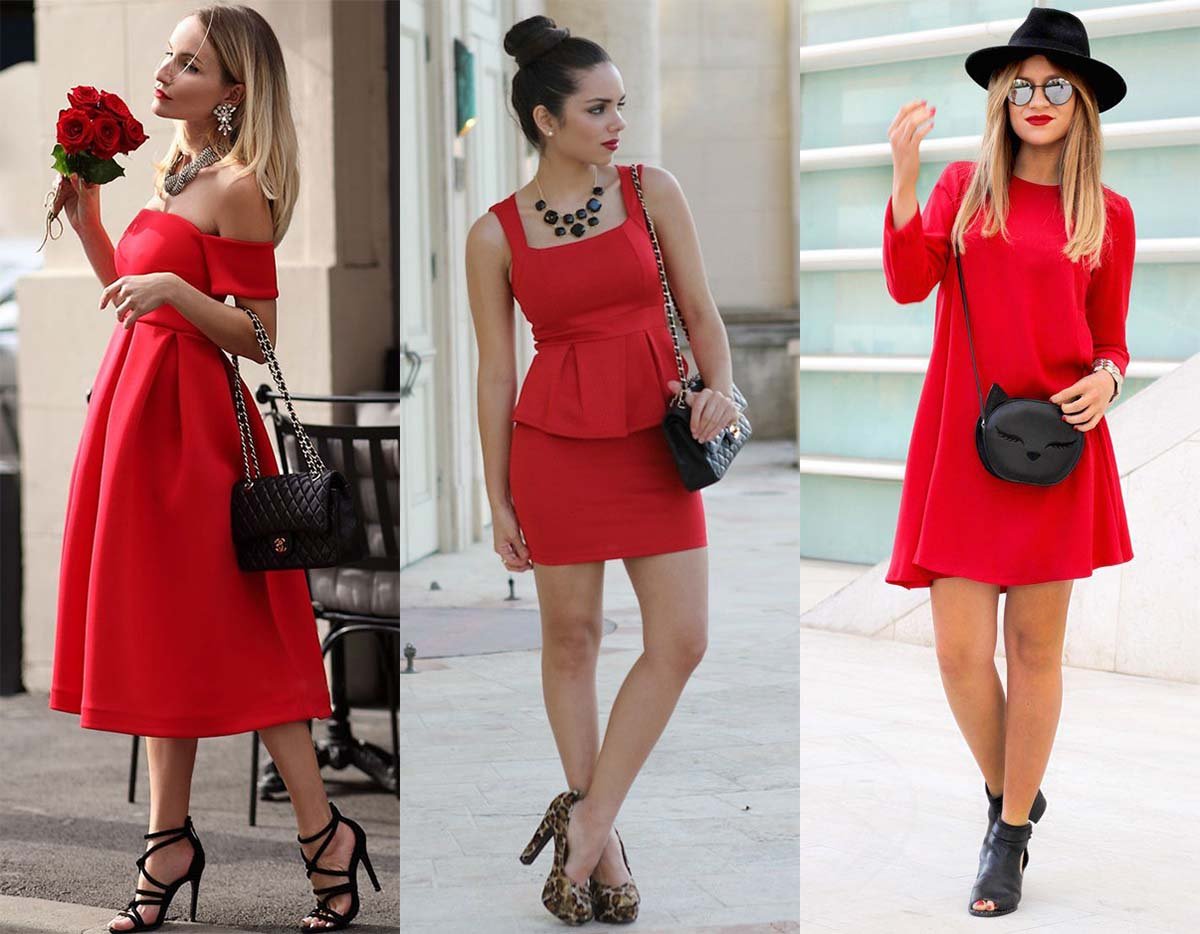 Образы Под Красное Платье