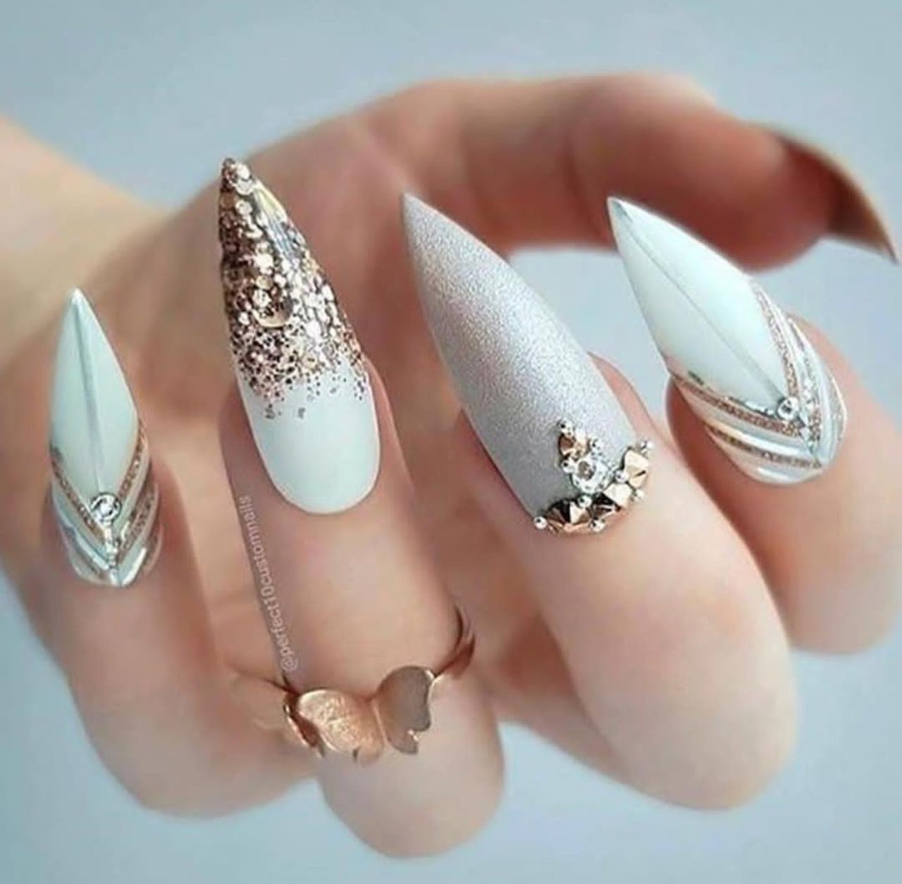 Красивый Дизайн Ногтей На Длинные Ногти Острые
