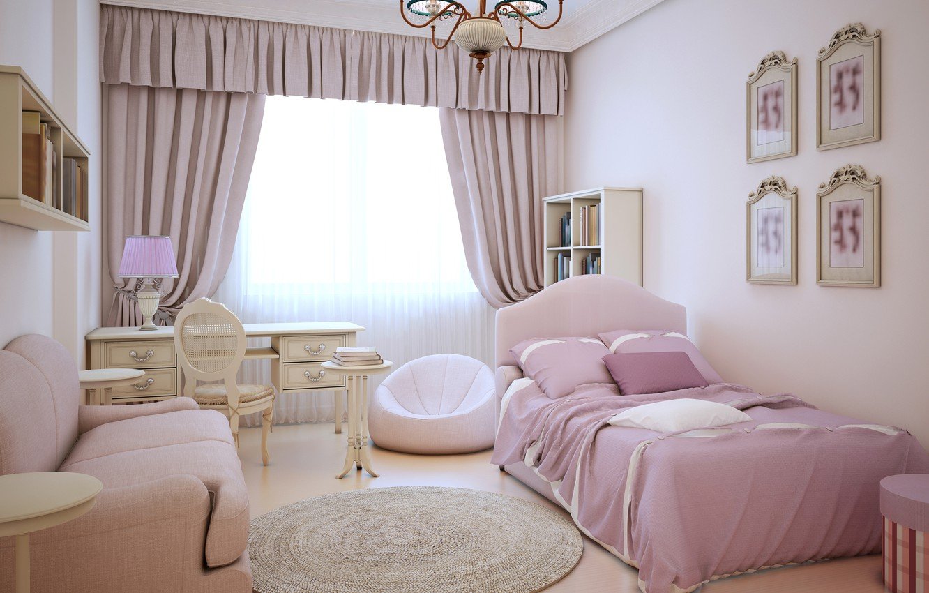 Спальня Для Девушки Стиле Дизайн Фото