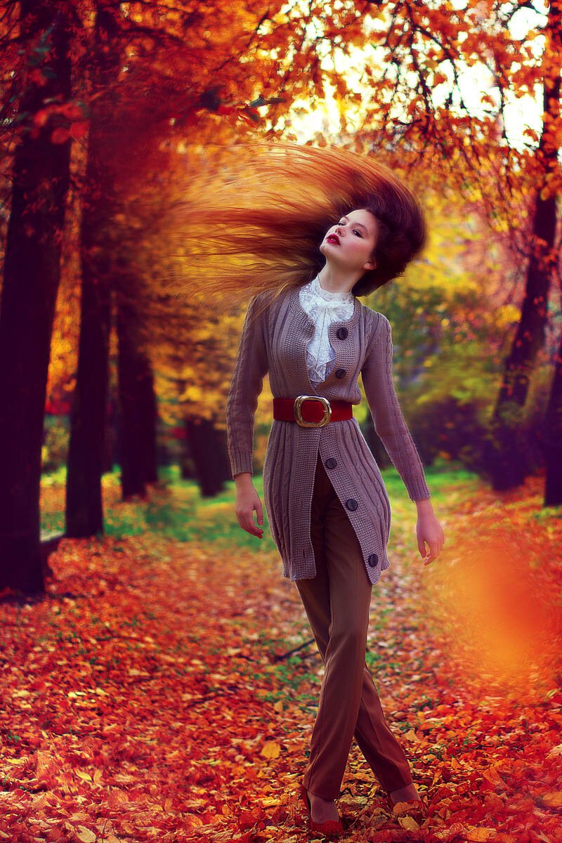 Образ Девушка Осень Фото