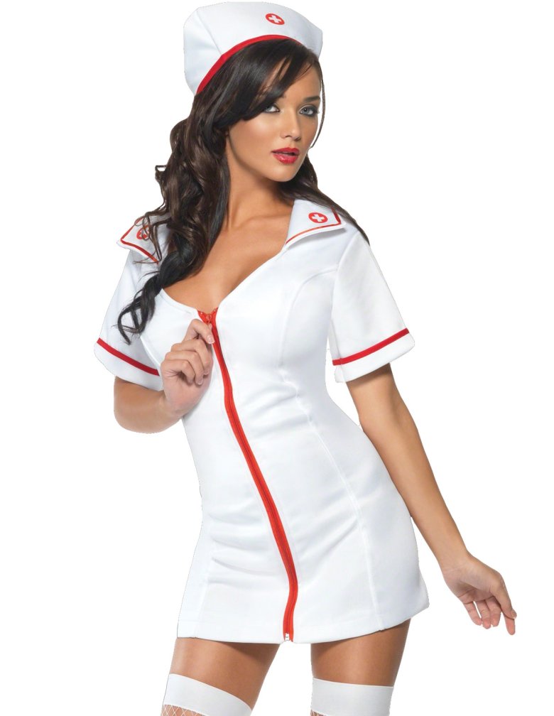 Сексуальная медсестра с классной грудью