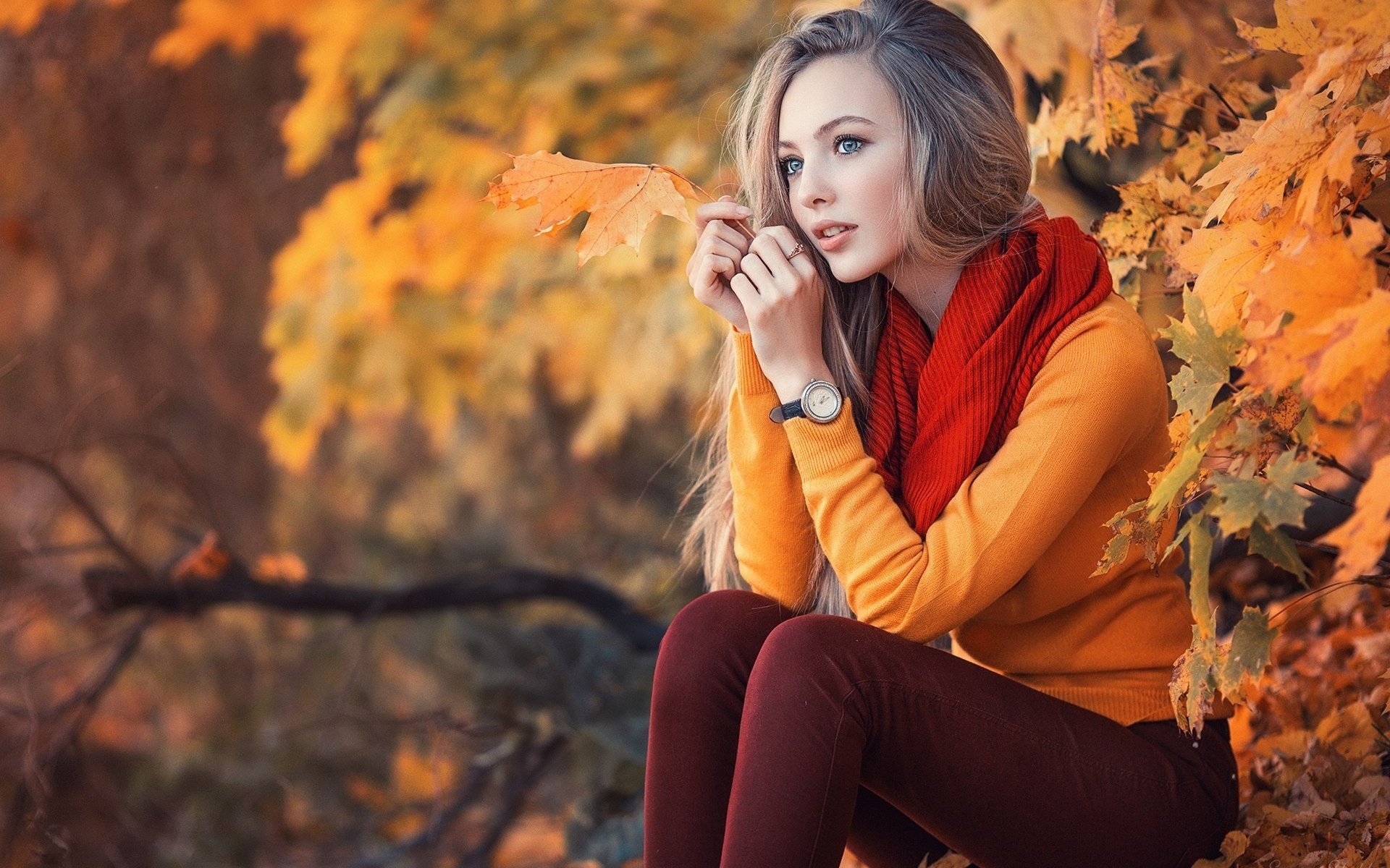 Образ Девушка Осень Фото