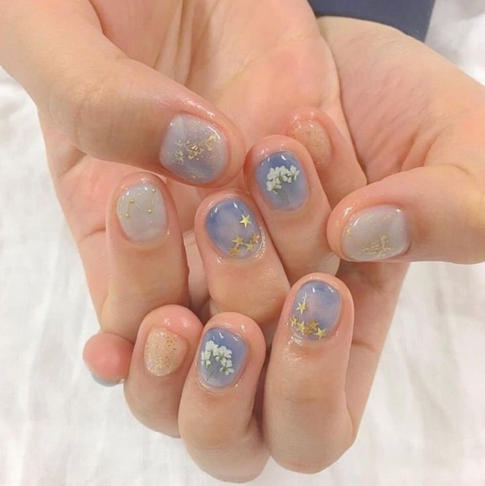 Корейский Дизайн Ногтей На Короткие Ногти