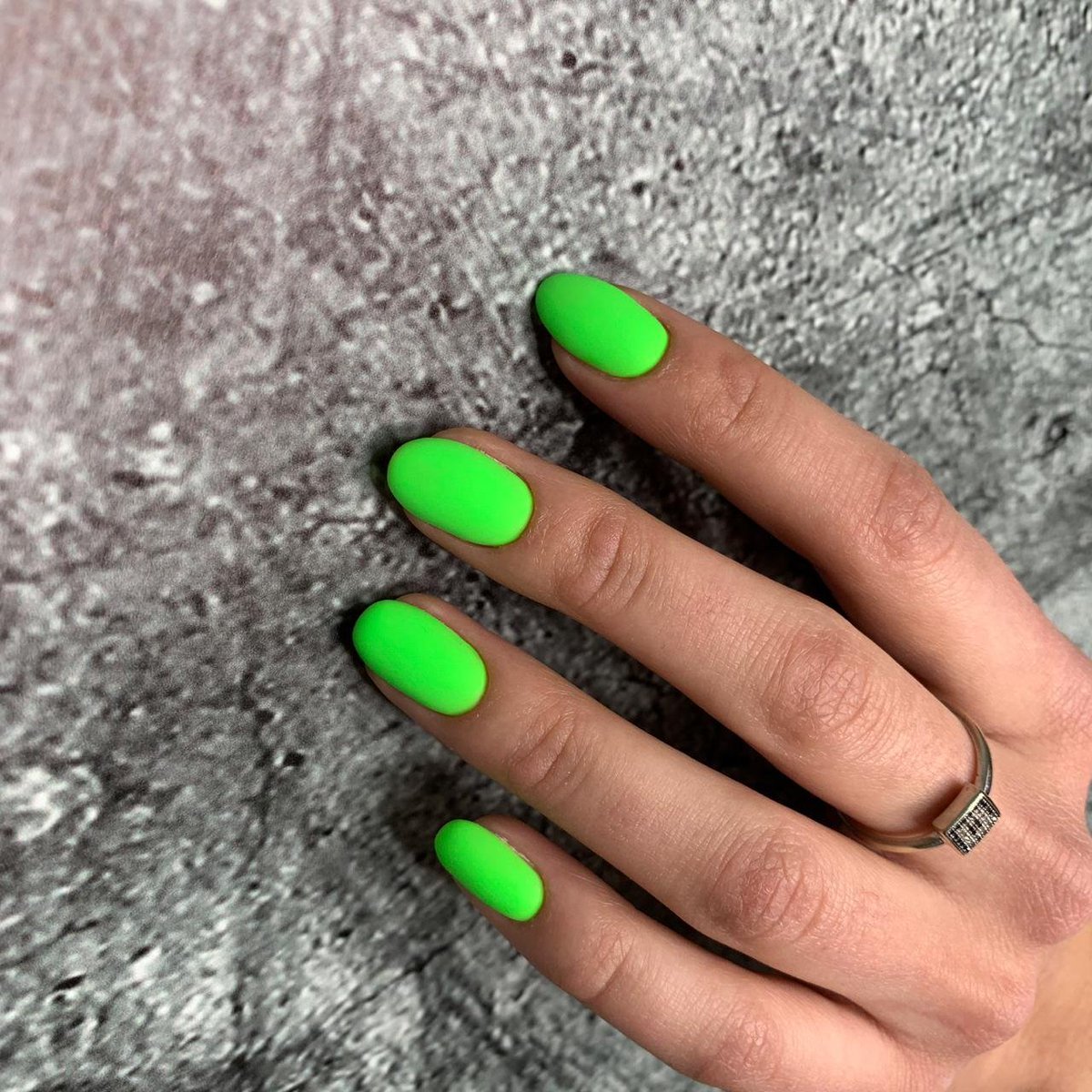 Зеленый Дизайн Ногтей На Овальные Ногти