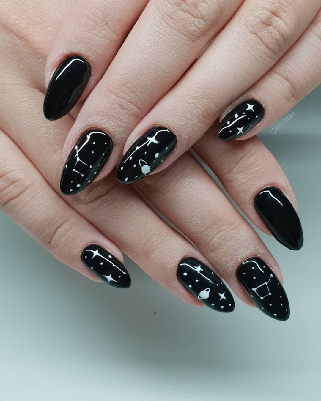 Красивые Черные Ногти Фото Дизайн