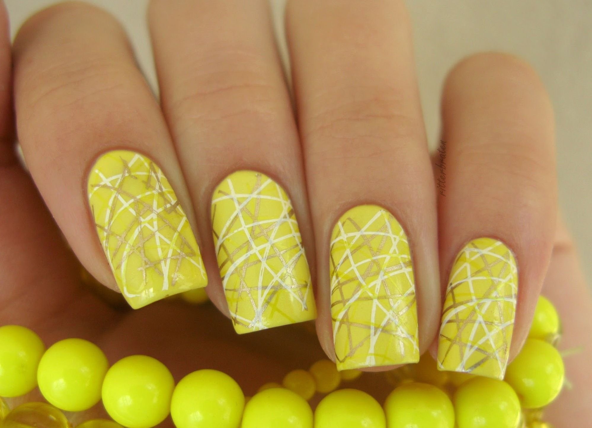 Дизайн Ногтей Лимонного Цвета