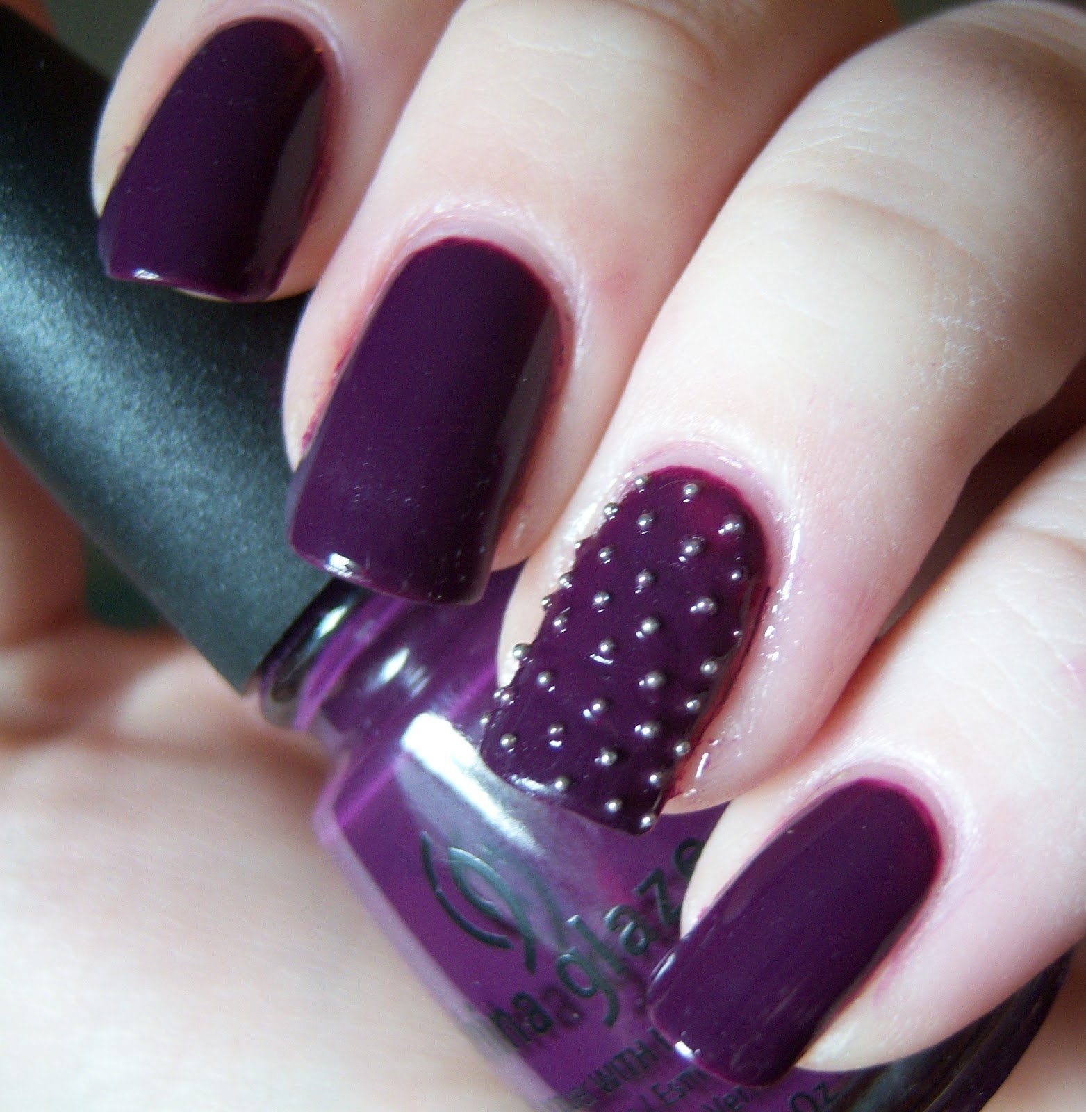 Дизайн Ногтей Фиолетового Цвета И Черного