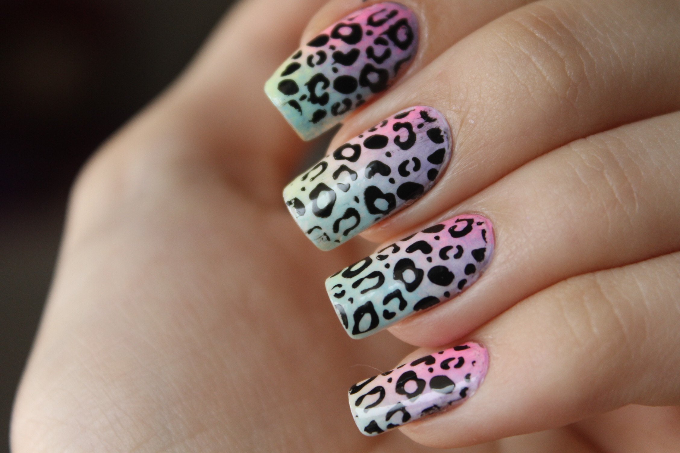 Нежные Дизайн Ногтей Леопард