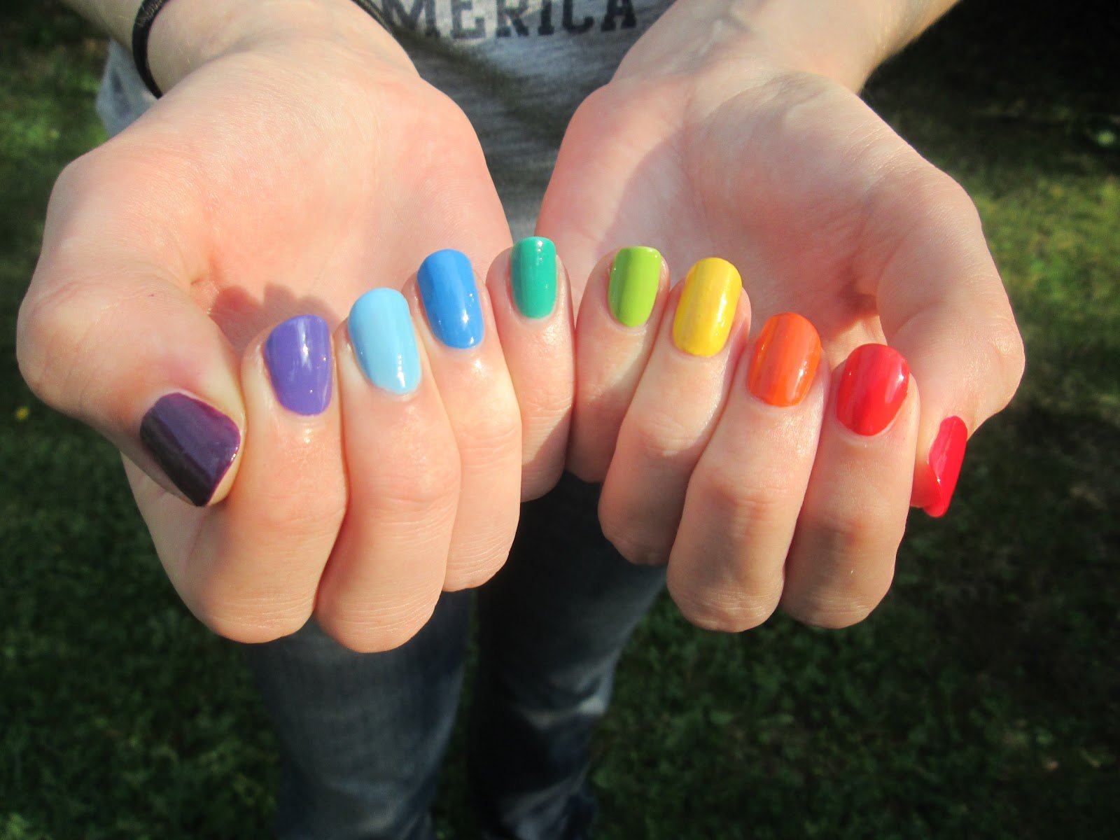 Ногти Дизайн Разного Цвета Каждая Рука
