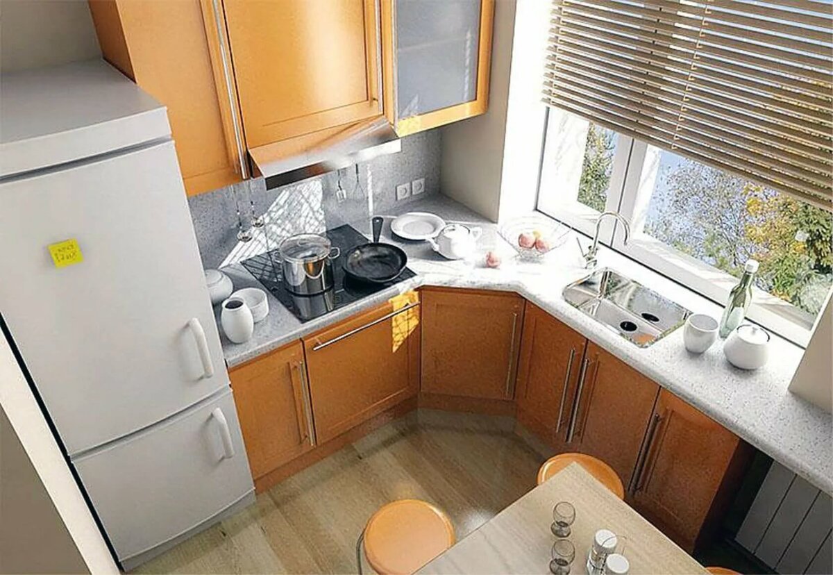 Фото Реальных Маленьких Кухонь В Квартирах