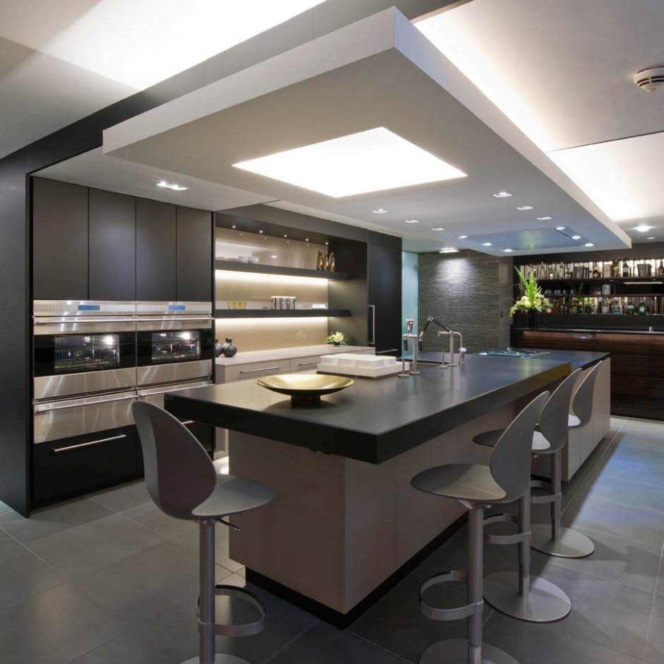 Кухня В Доме Дизайн Современный