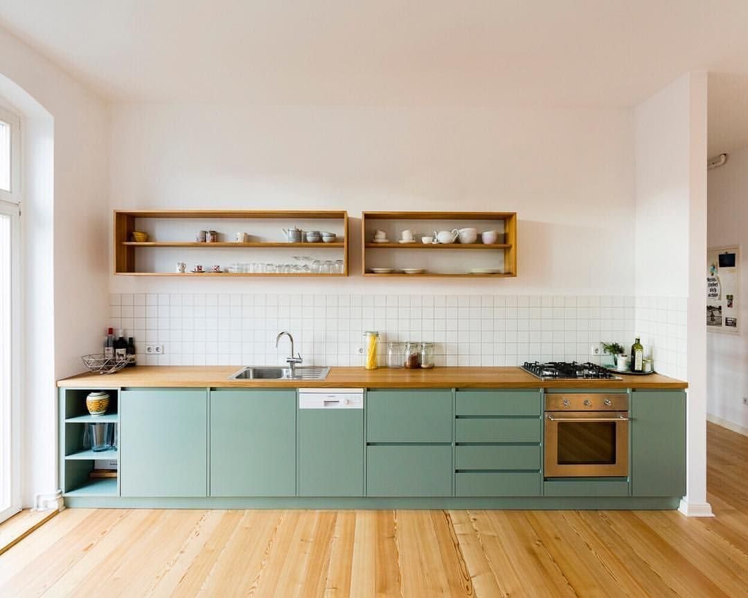 Кухня Без Верхних Шкафов Дизайн 2023 Фото