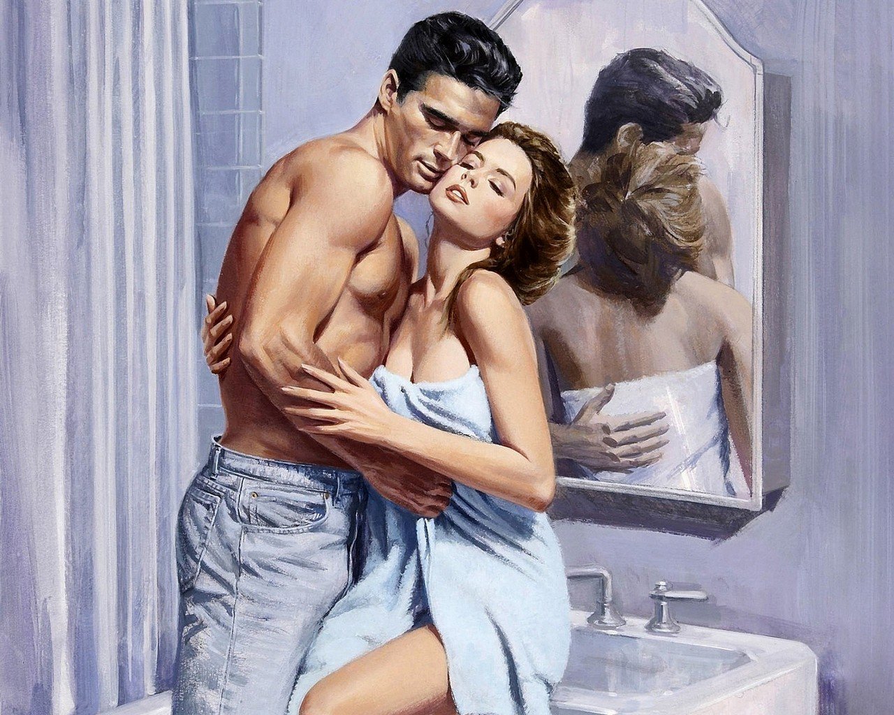 Ванна С Любимым Секс