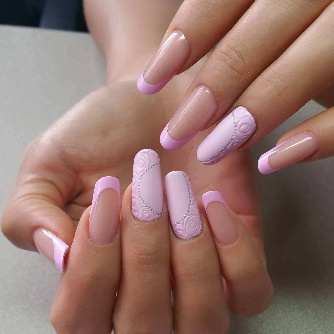 Дизайн ногтей на средние ногти фото. Розовые ногти. Нежный маникюр. Красивый маникюр в розовых тонах. Р̸о̸з̸о̸в̸ы̸й̸ м̸а̸н̸и̸к̸.