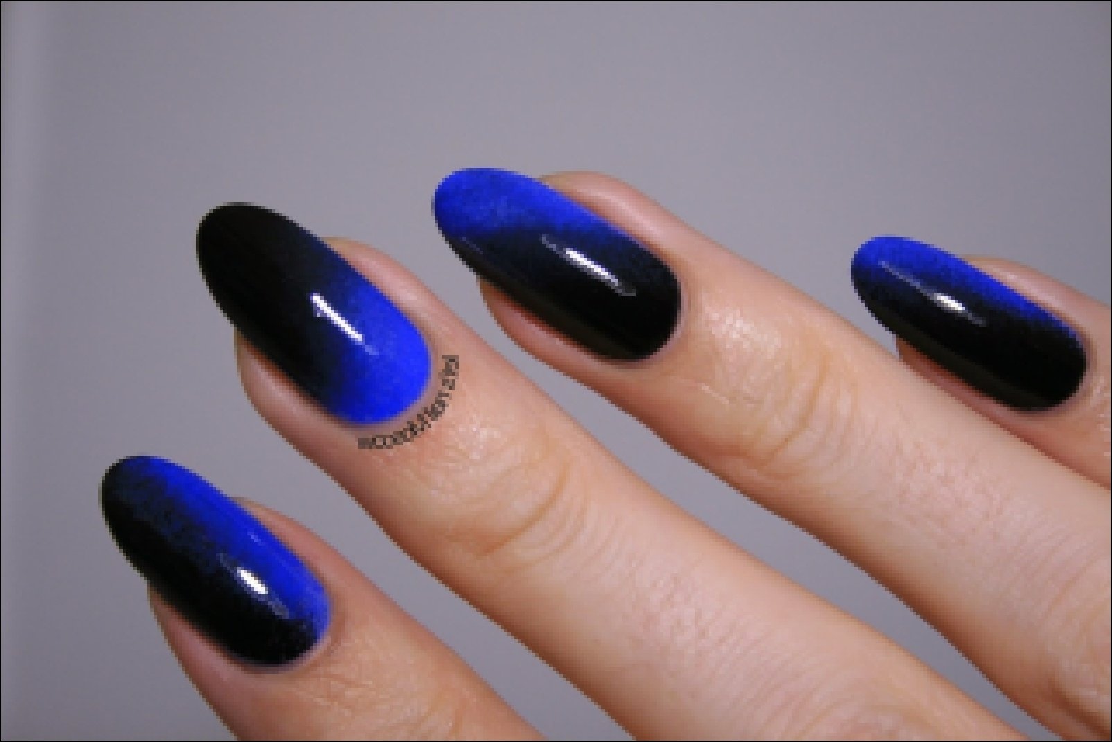 Дизайн Ногтей Темно Синий Цвет