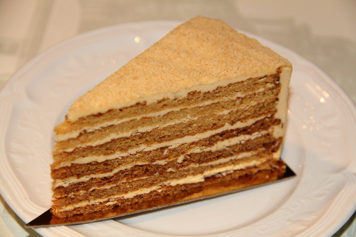 Торт с тонкими коржами рецепт с фото пошагово