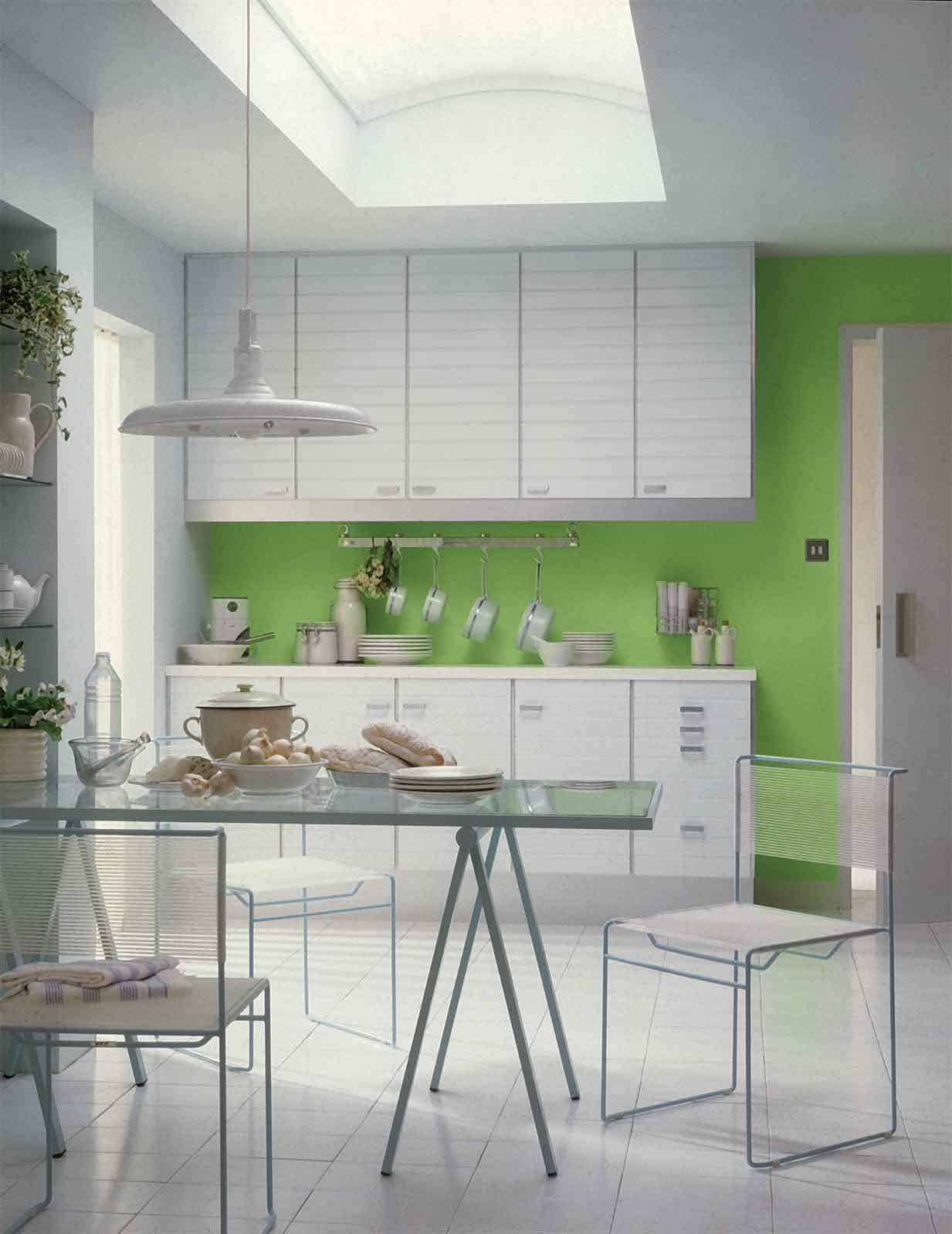 Дизайн покраски кухни. Кухонный интерьер. Кухня зеленого цвета. Кухня в салатовом цвете. Зеленый цвет стен на кухне.