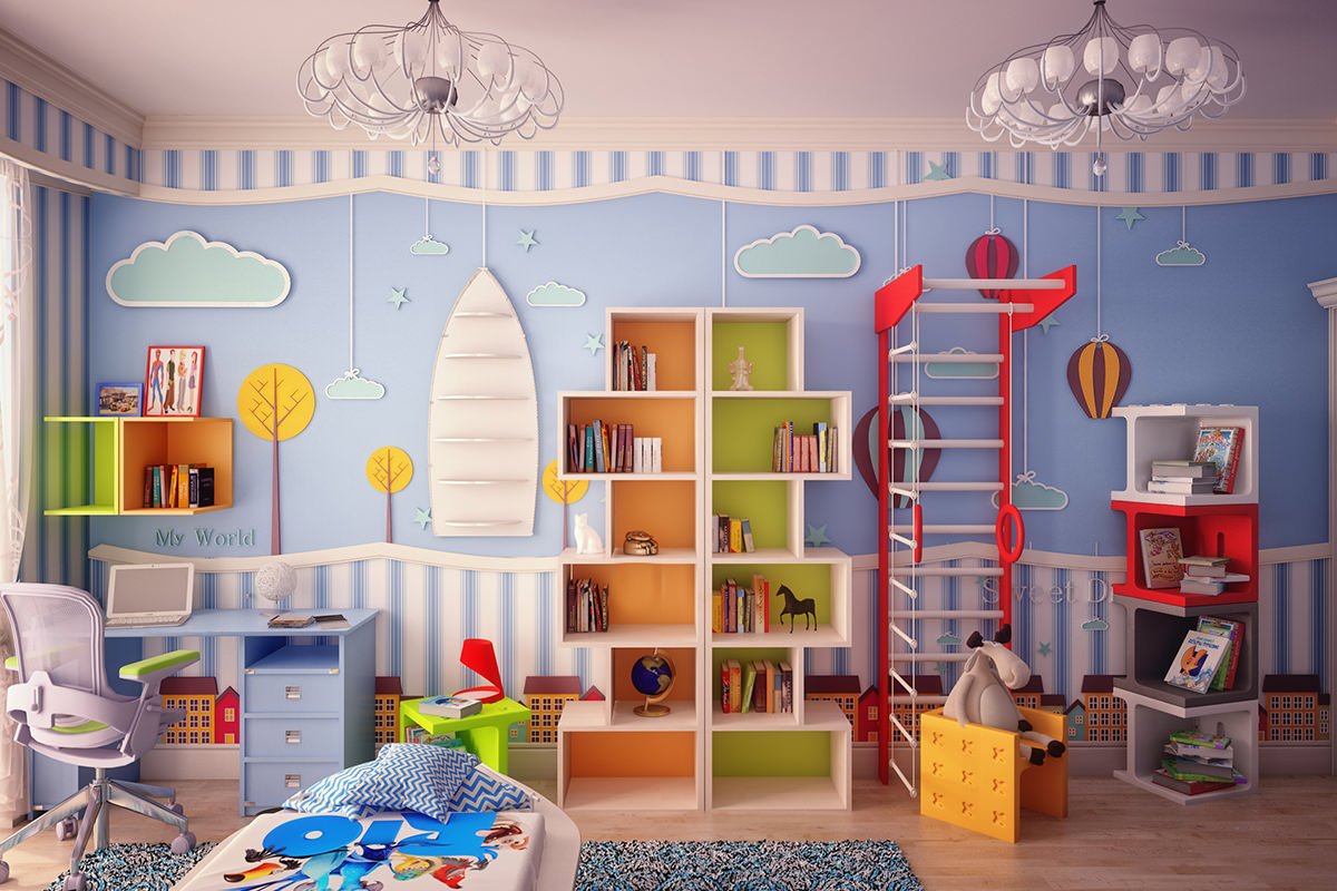 Лучшие детские комнаты спб. Детская комната. Детская интерьер. Интерьеры детских комнат. Комната с игрушками.