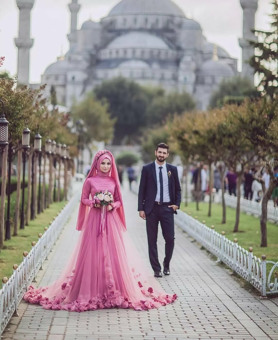 Мусульманская невеста. Мусульманские Свадебные платья.