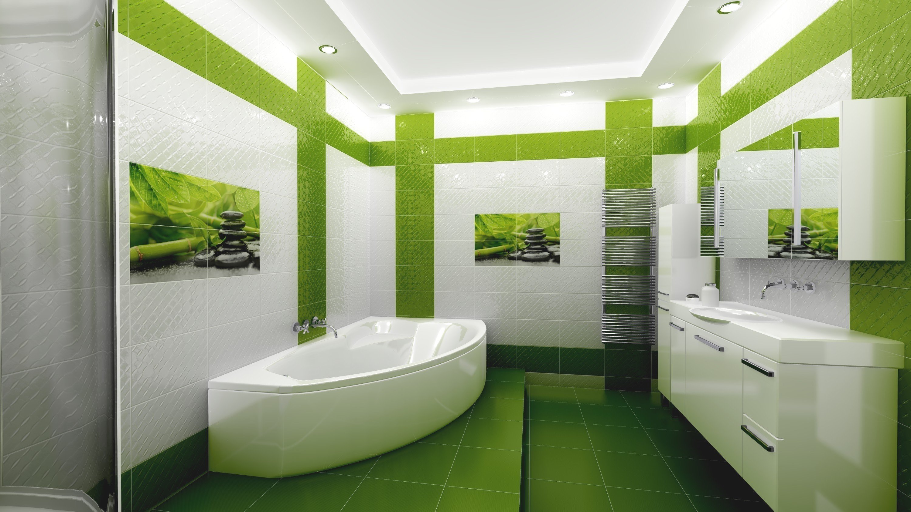 Зеленая ванная комната зеленая дизайн фото