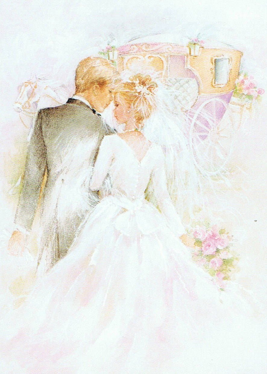 Картина годовщина. Свадебная открытка. Свадьба иллюстрация. Свадебные рисунки для декупажа. С юбилеем свадьбы стильные.