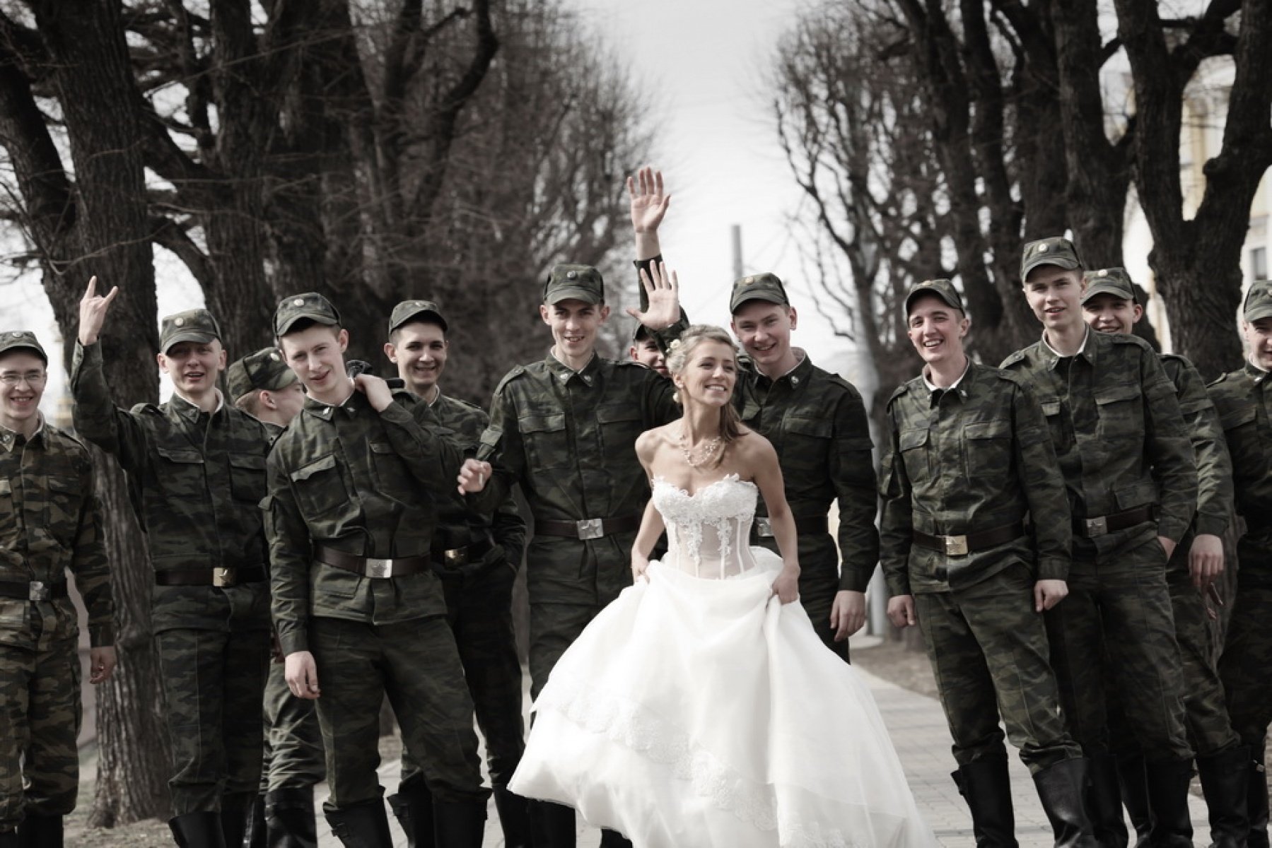 Свадьба с военным