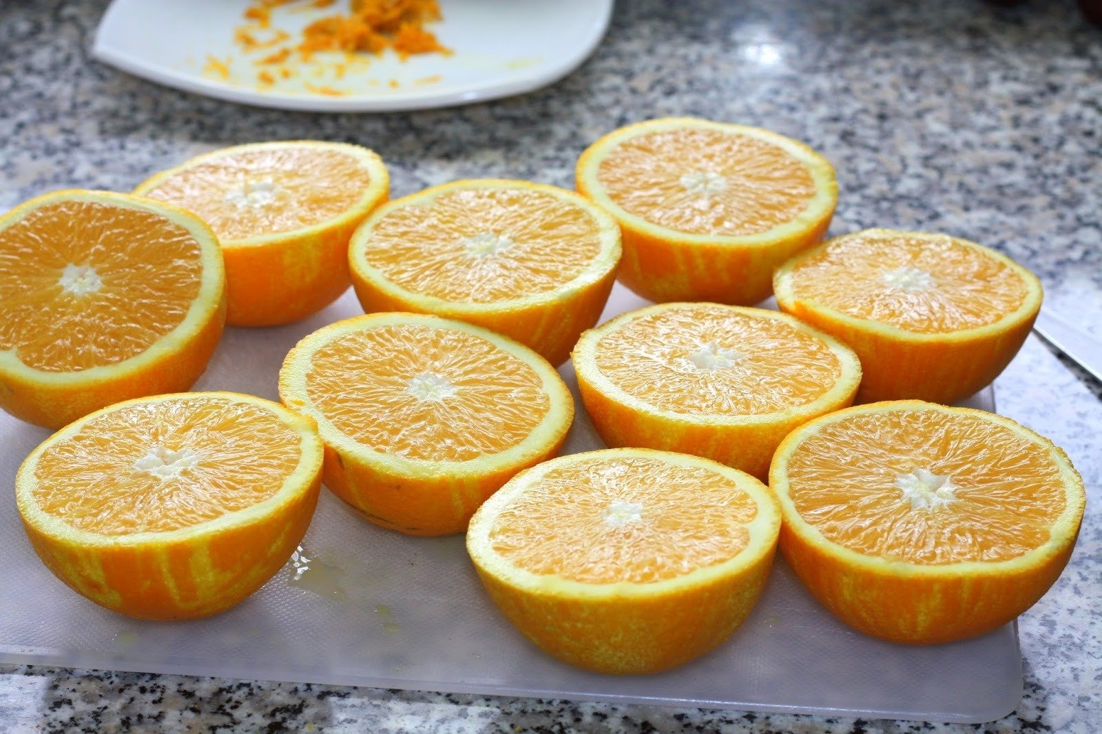 Десерт из апельсинов