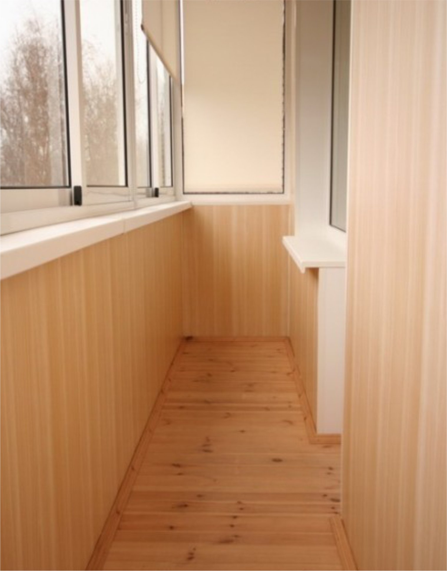 Панели для внутренней отделки балкона
