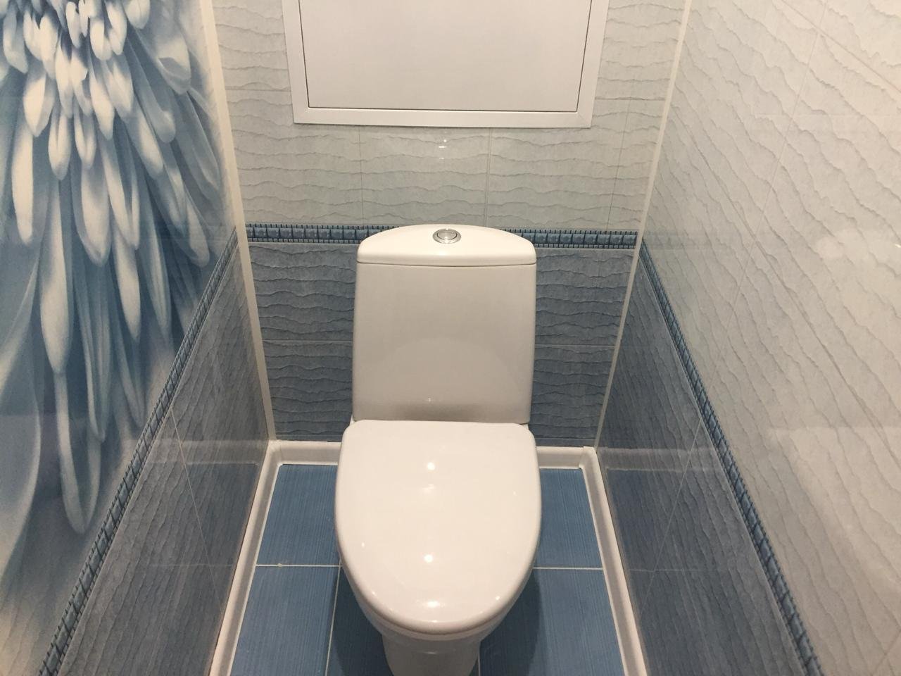 Отделка туалета пластиковыми панелями своими руками в квартире фото дизайн
