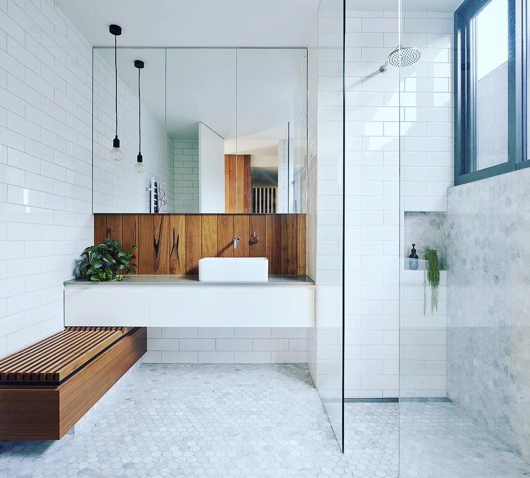 Дизайн ванной комнаты с душевой перегородкой (62 фото) .