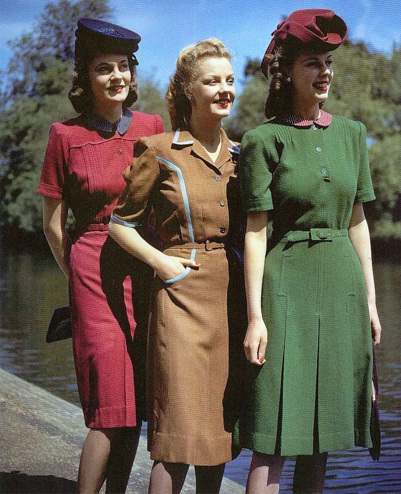 Платья в 1941 году