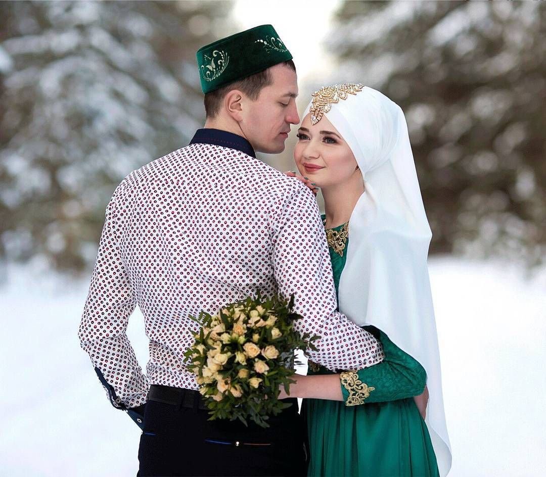 Прическа для татарской свадьбы