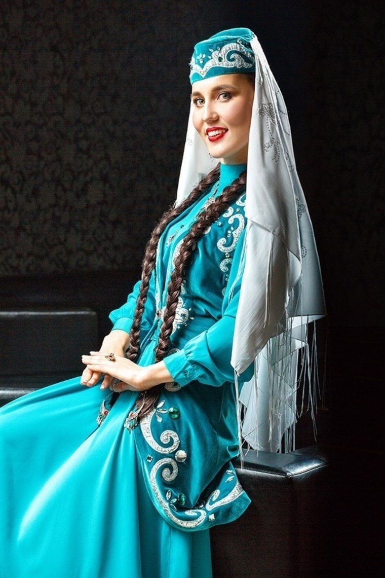 Татарские национальные платья для женщин