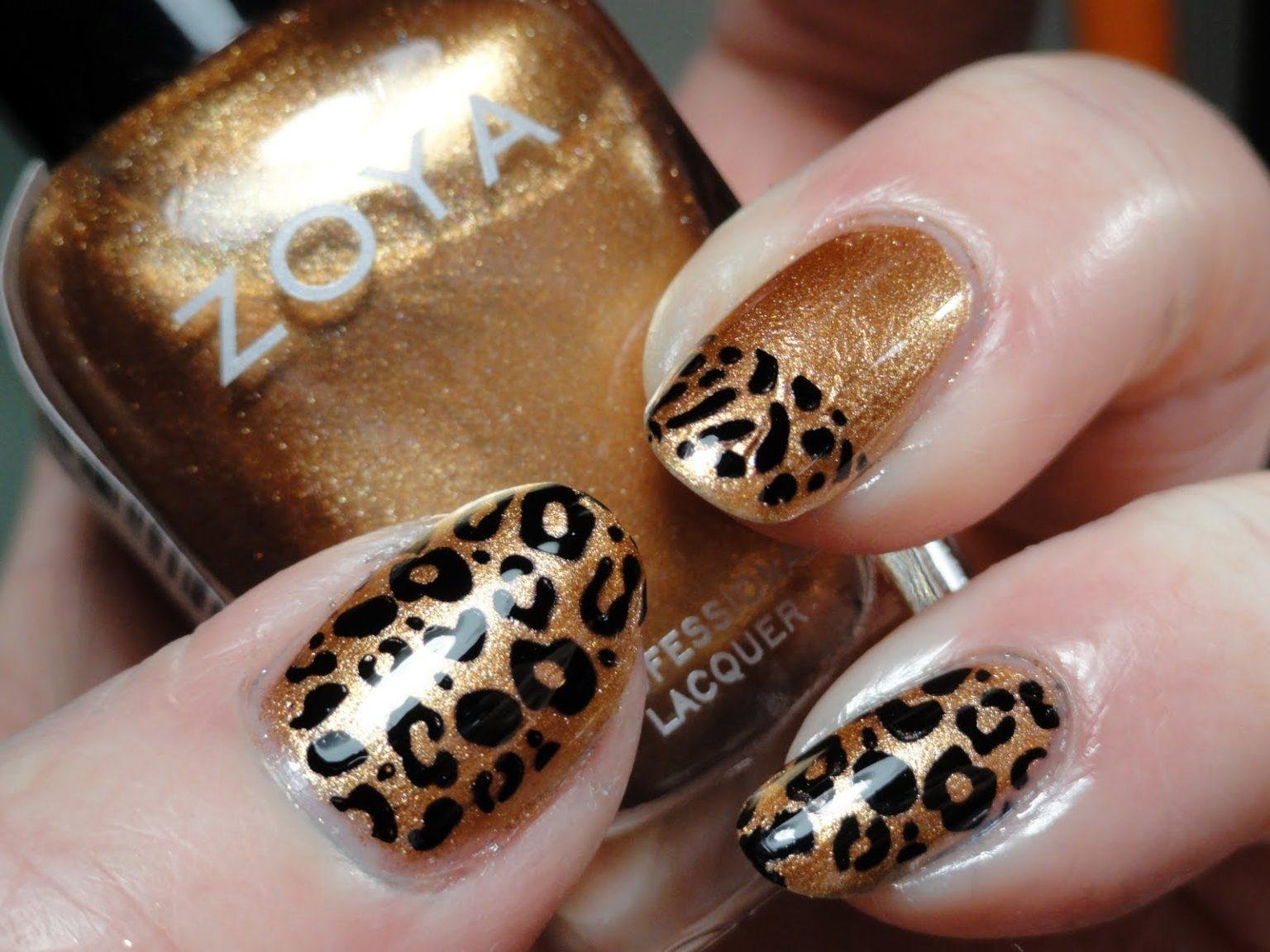 Леопардовые Ногти Фото