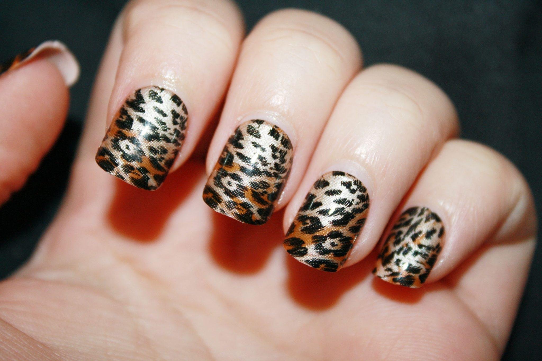 Леопардовые ногти (45 фото) .