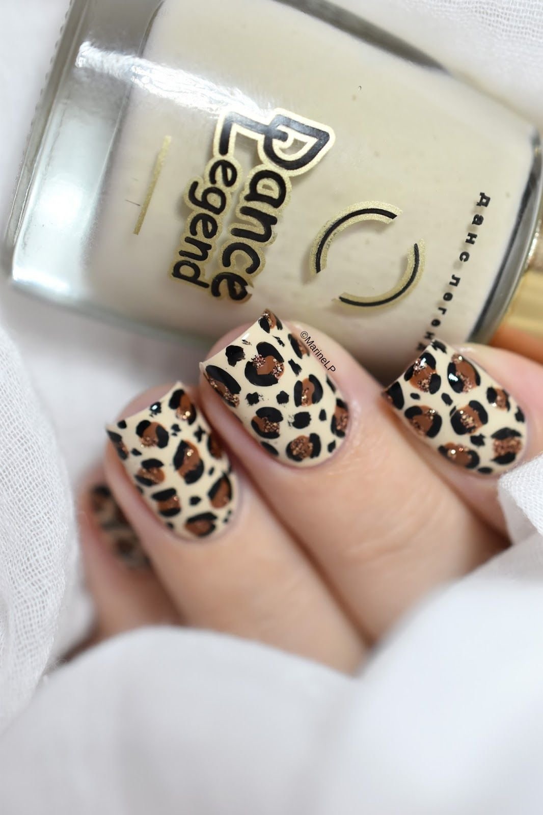 Леопардовые ногти (45 фото) .