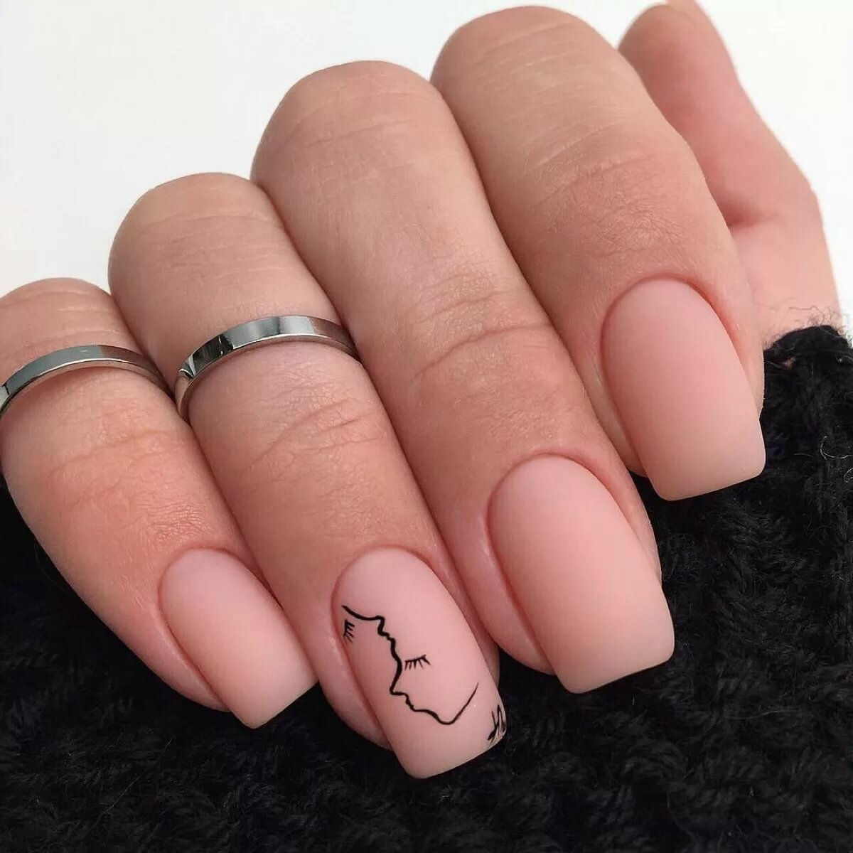 Дизайн Ногтей Матовый На Квадратные Ногти
