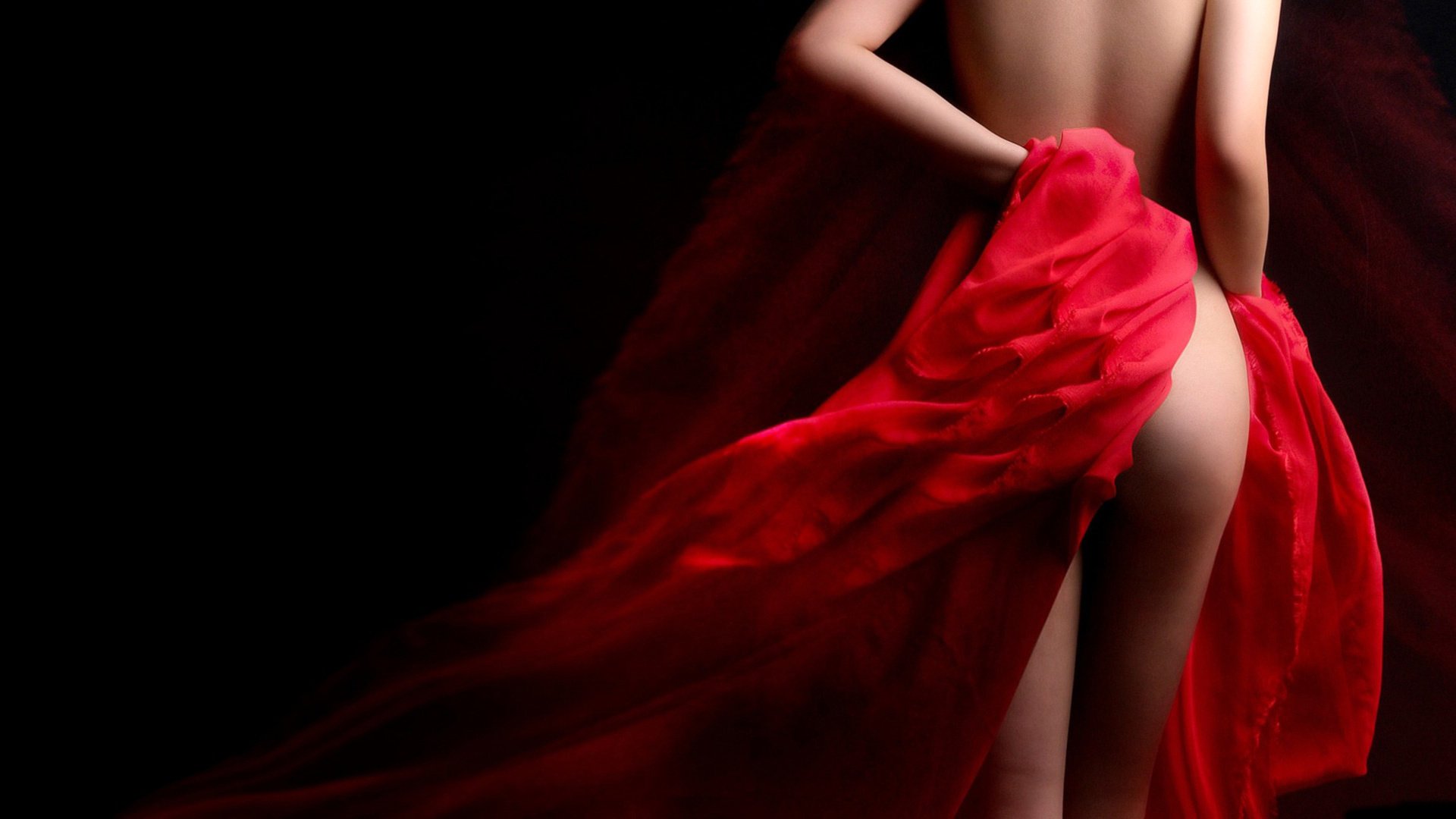 в красном платье эротика фото 26