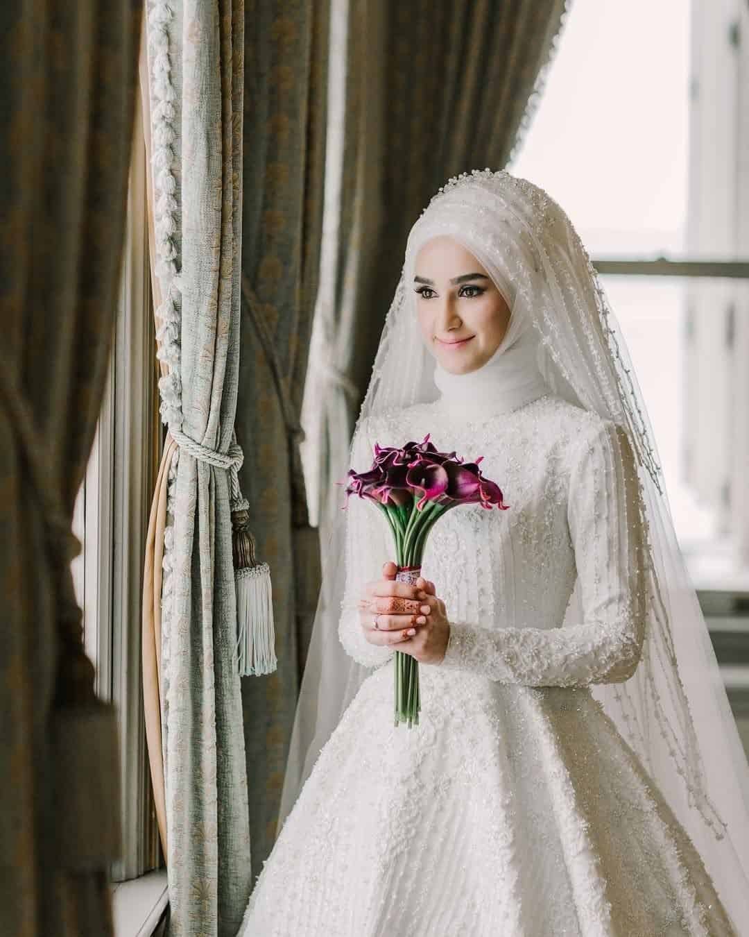 Свадебное платье в мусульманском стиле