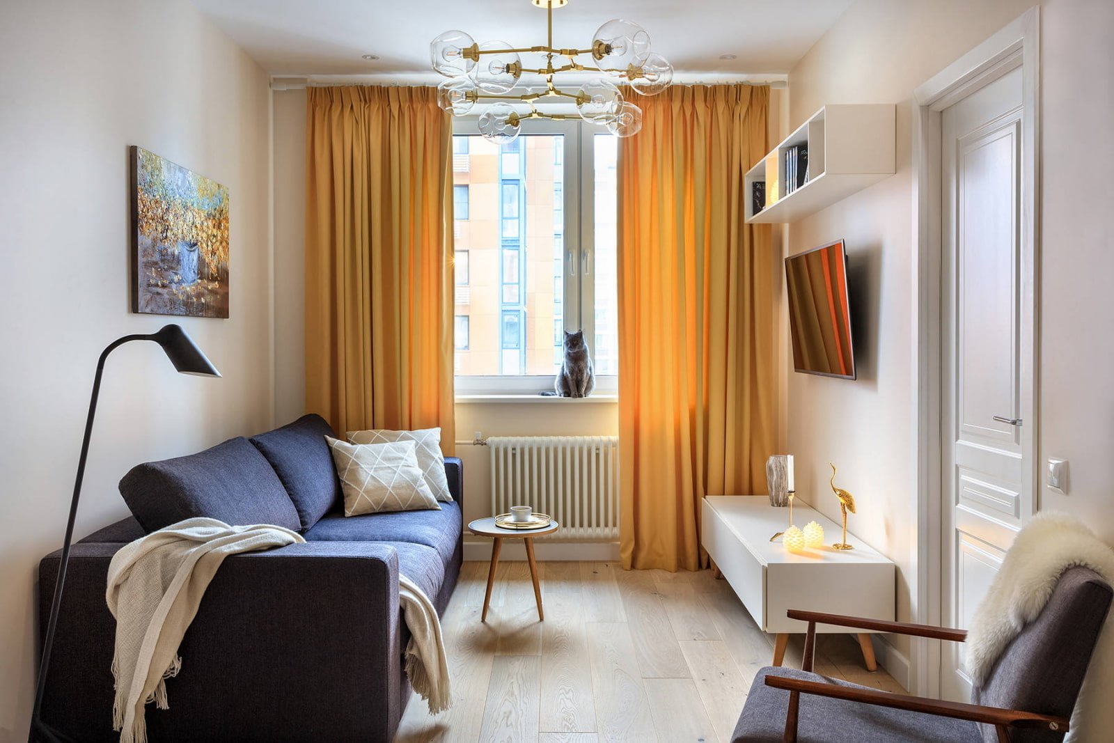 Дизайн и интерьер небольшой гостиной комнаты с фото: идеи и решения