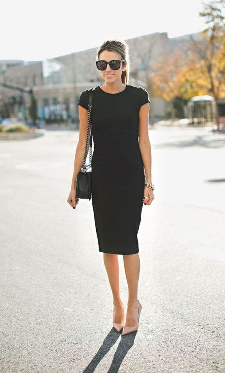 Серо Черное Платье Фото