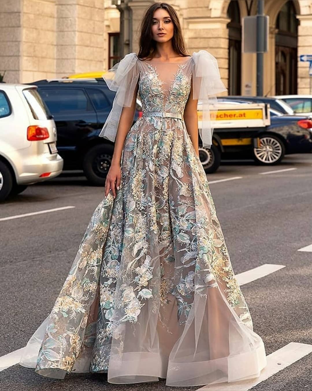 Длинное Платье На Свадьбу Фото