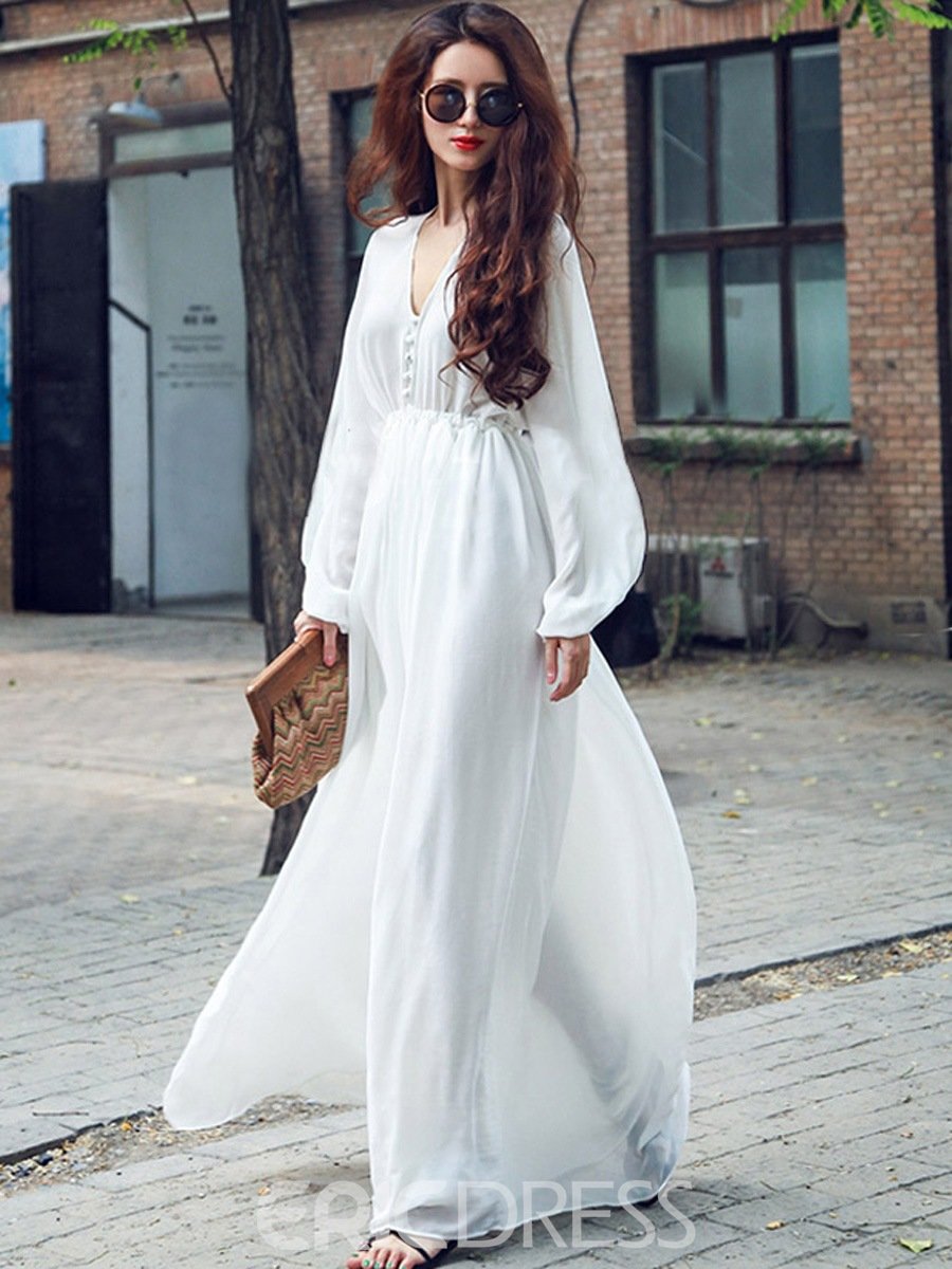 Белые Длинные Платья Фото