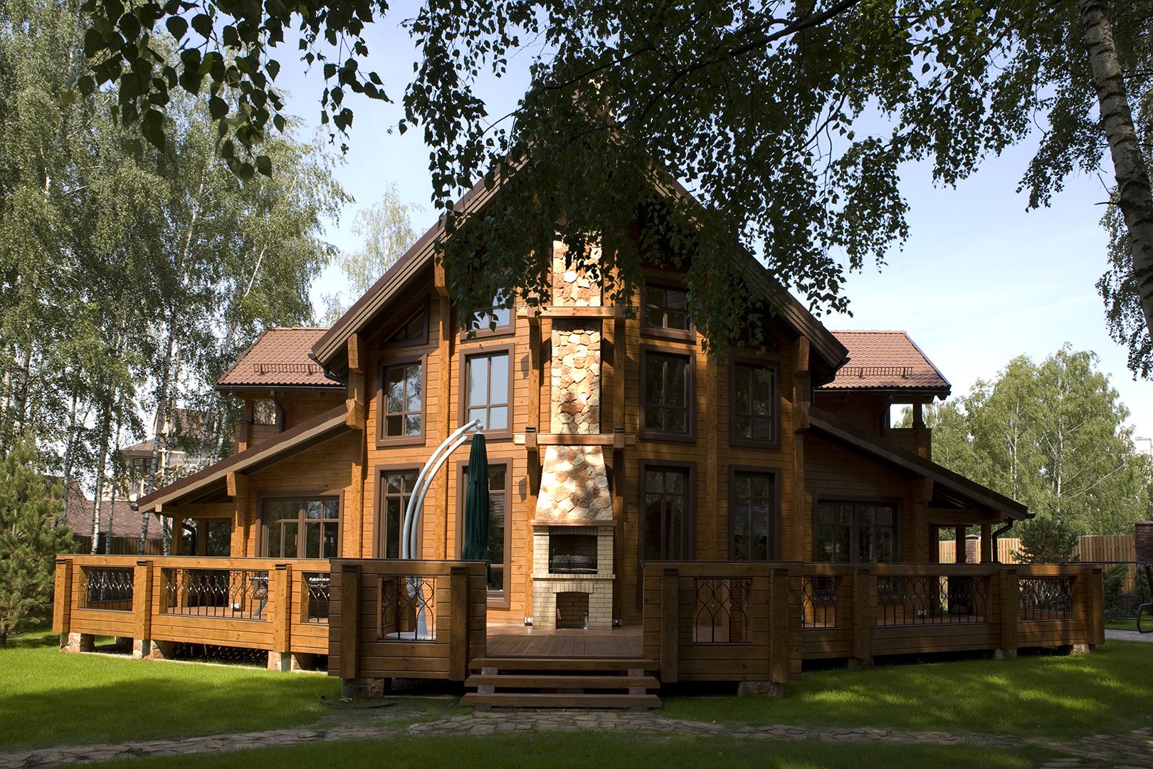 Элитный деревянный дом