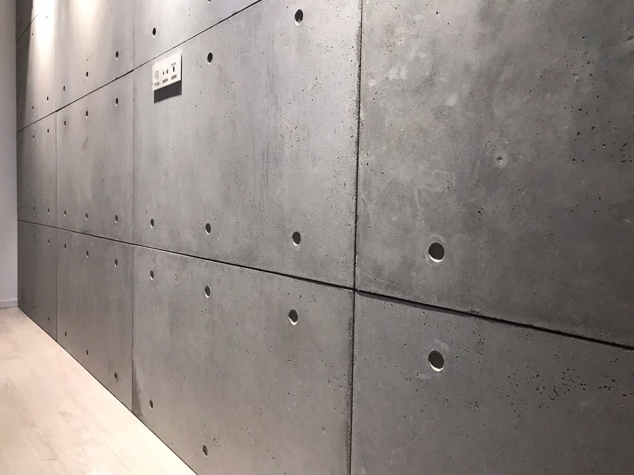панели из бетона для интерьера