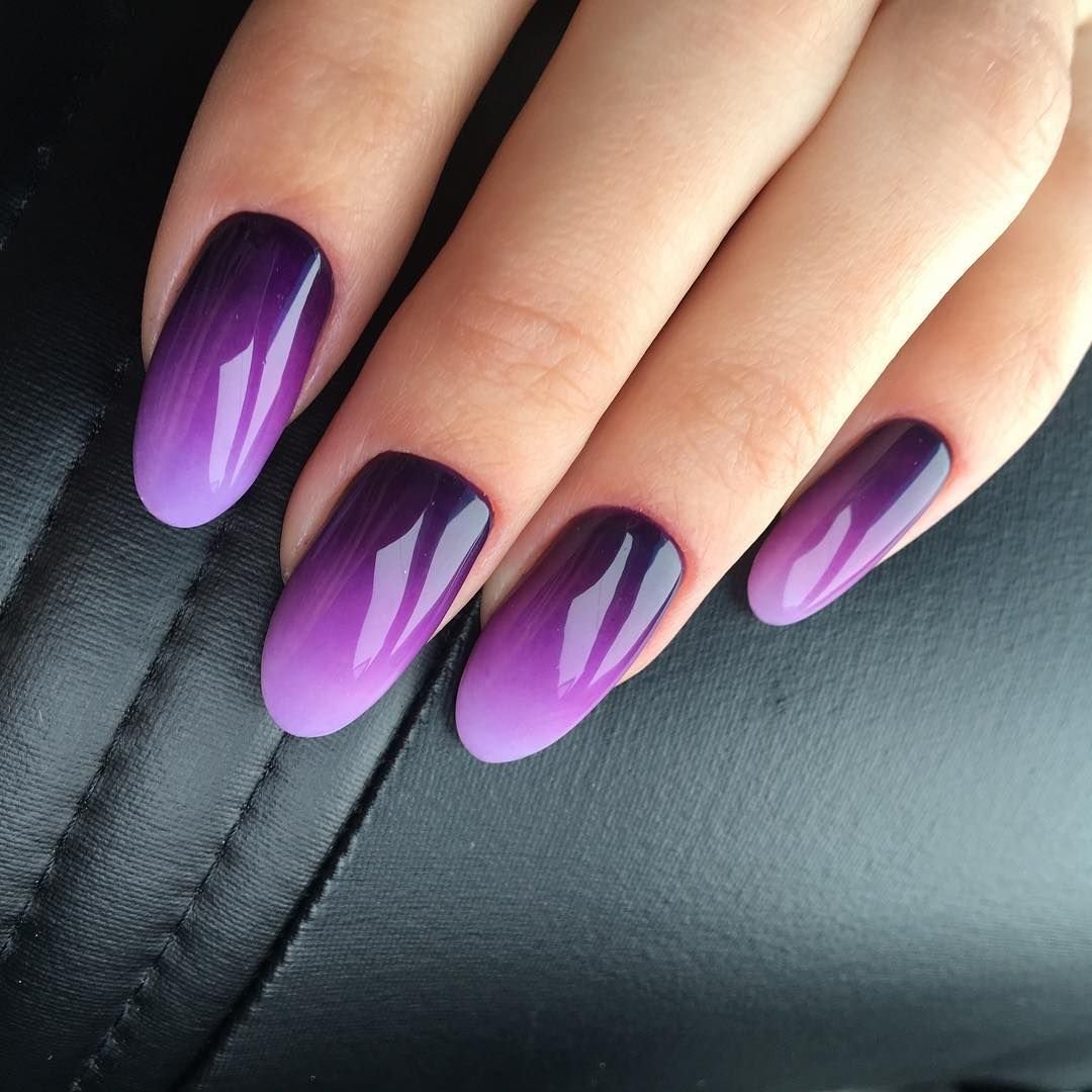 картинки ногтей фиолетовый цвет